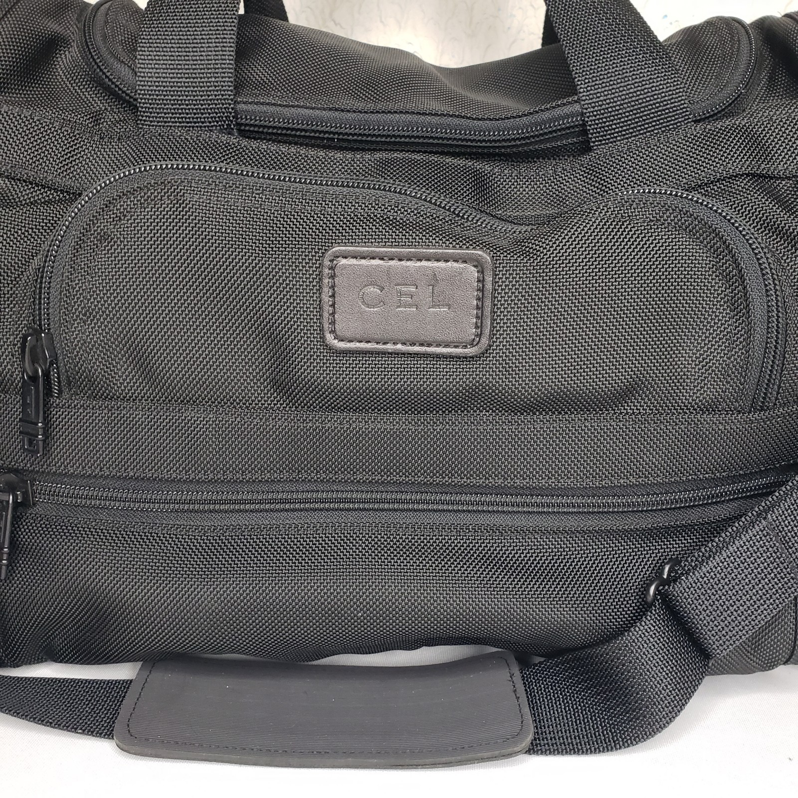 TUMI Alpha Sport Duffle Bag 15” Weekender Carry-On Travel Ballistic Canvas Black
