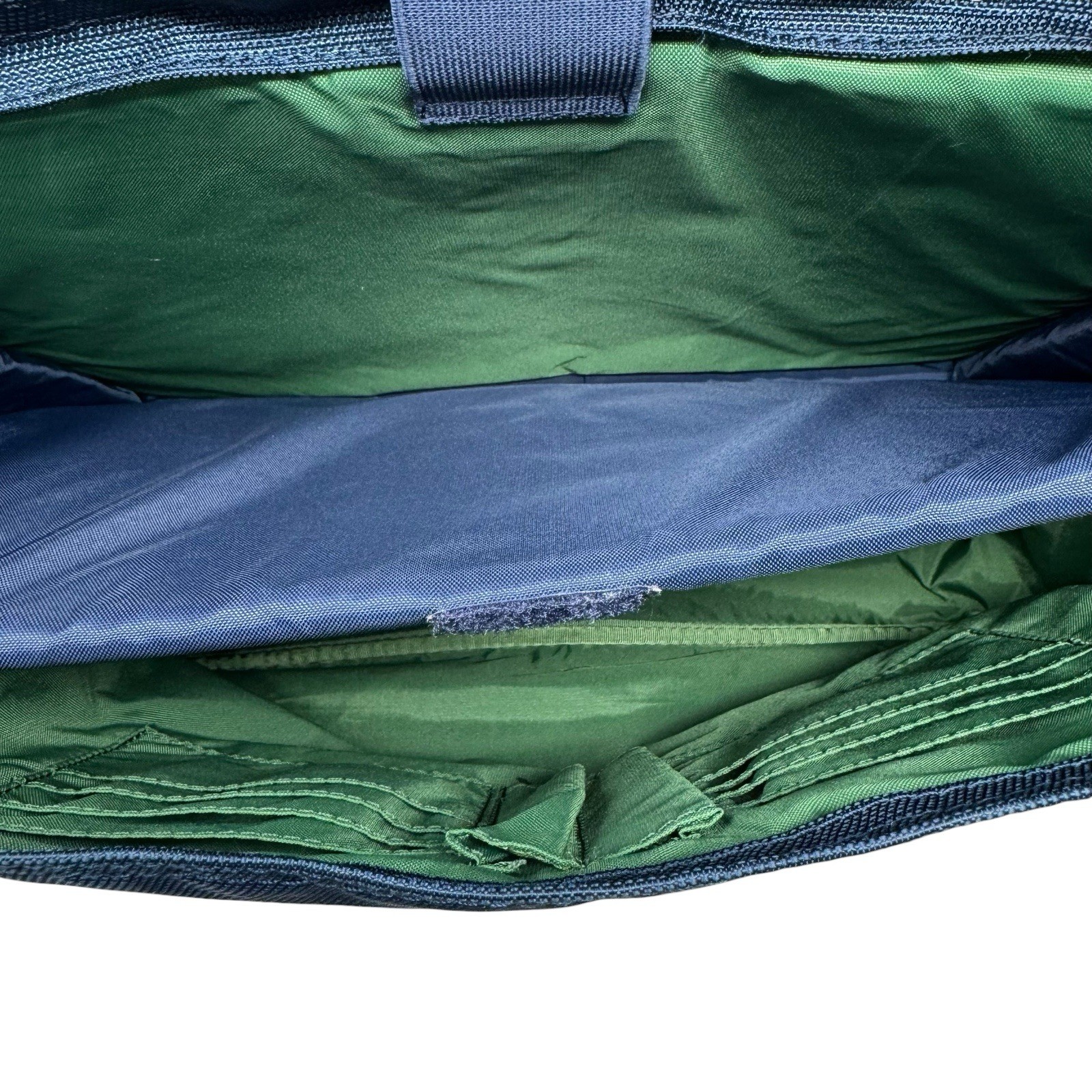 Vintage Lacoste Retro Messenger Laptop Bag – Green & Blue Satchel