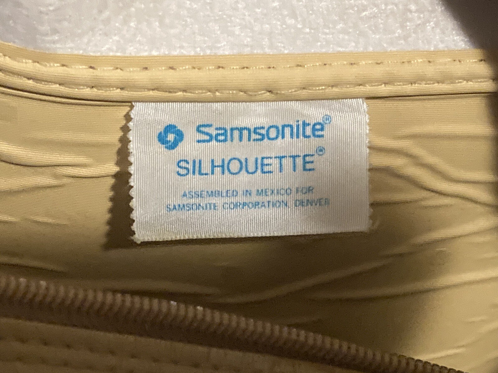 Vintage Samsonite Silhouette Brown Leather Carry-On Travel Shoulder Bag Satchel