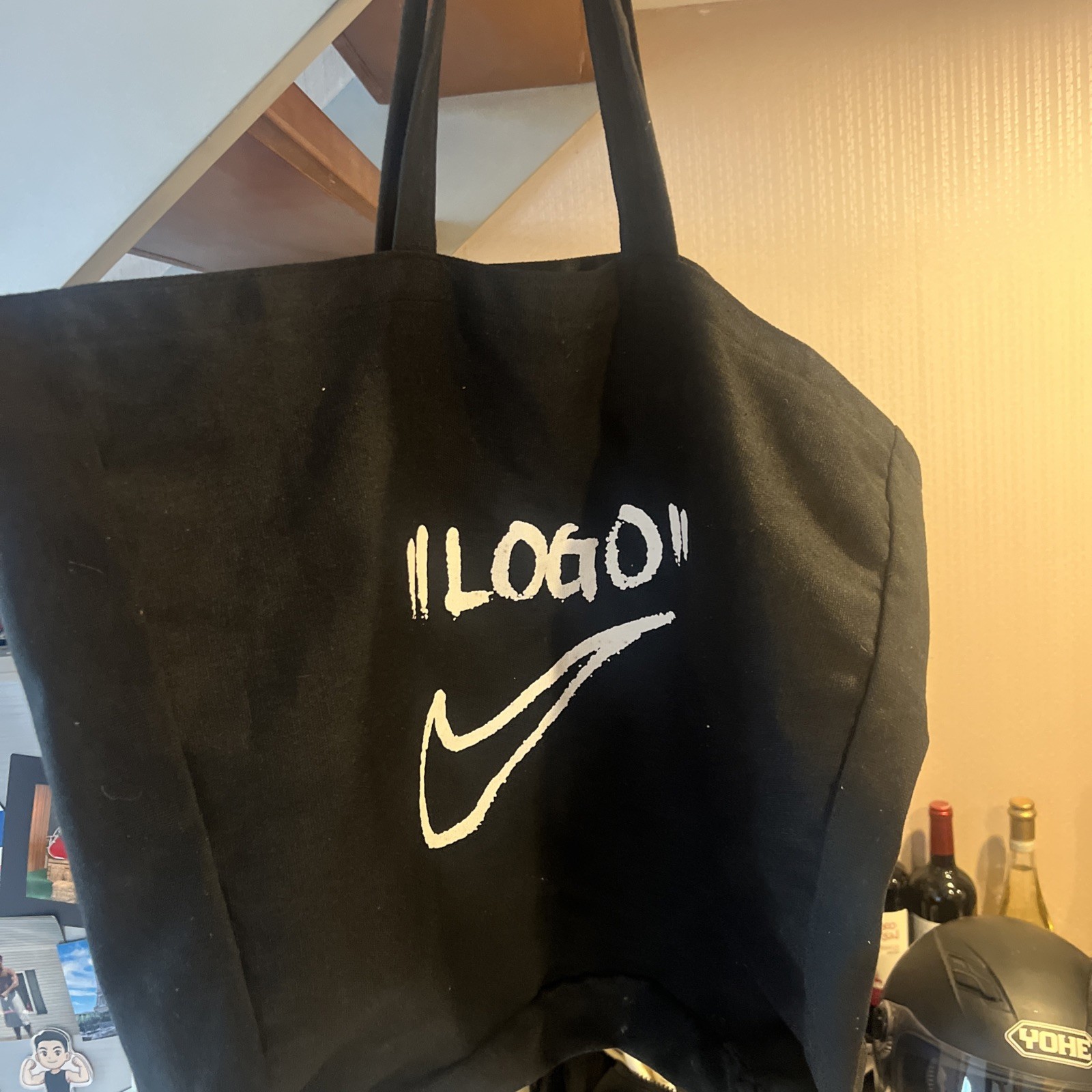 Virgil Abloh x Nike Off-White Off-Campus Tote Bag 2017 Promo Rare XL Oversized