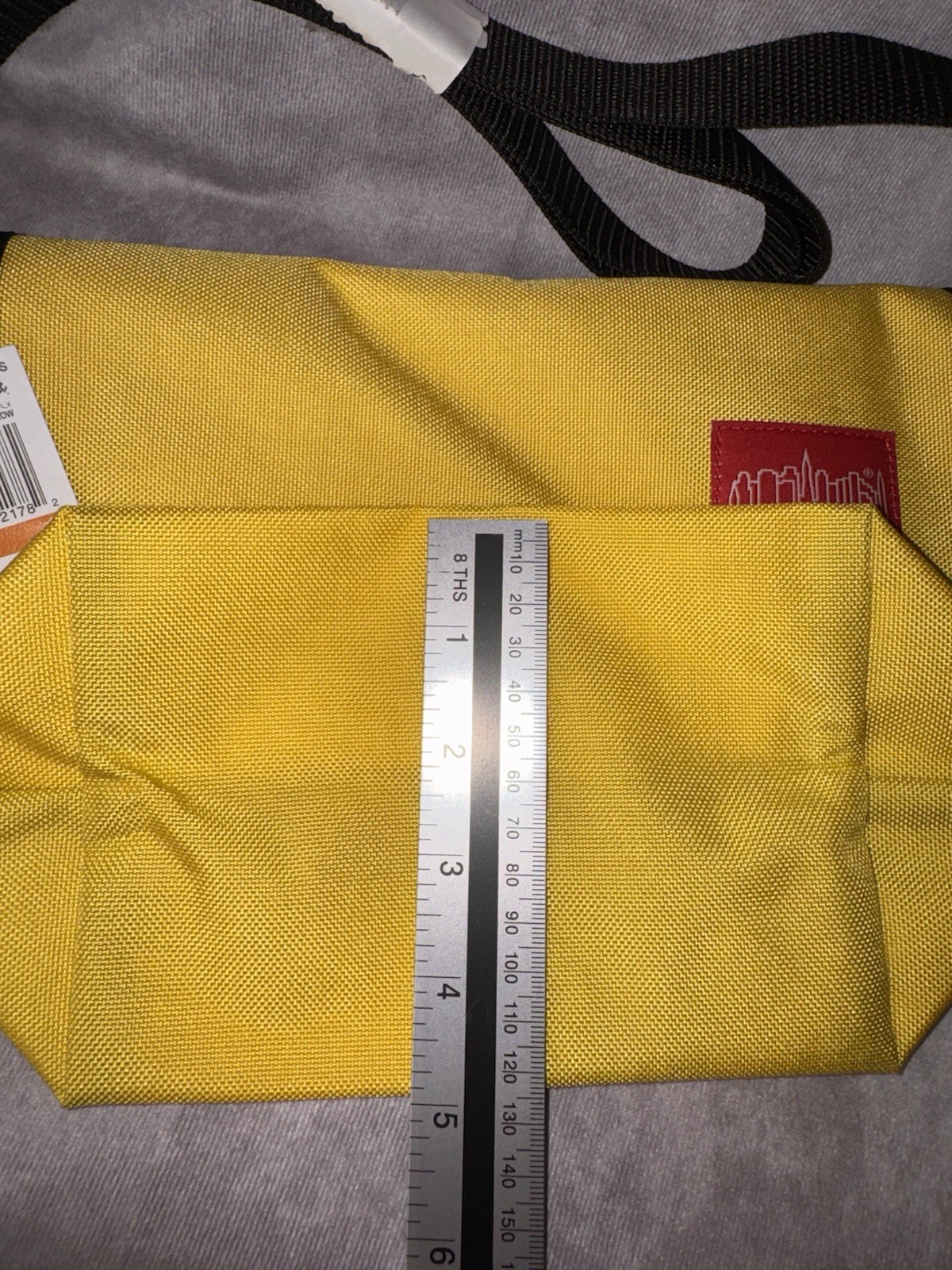 New W Tags Manhattan Portage Messenger Bag S Small Yellow Crossbody msrp $39