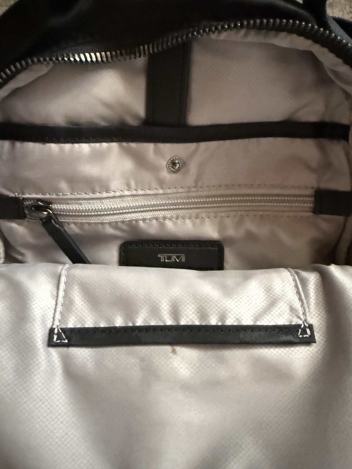 Tumi Small Black Camo Backpack