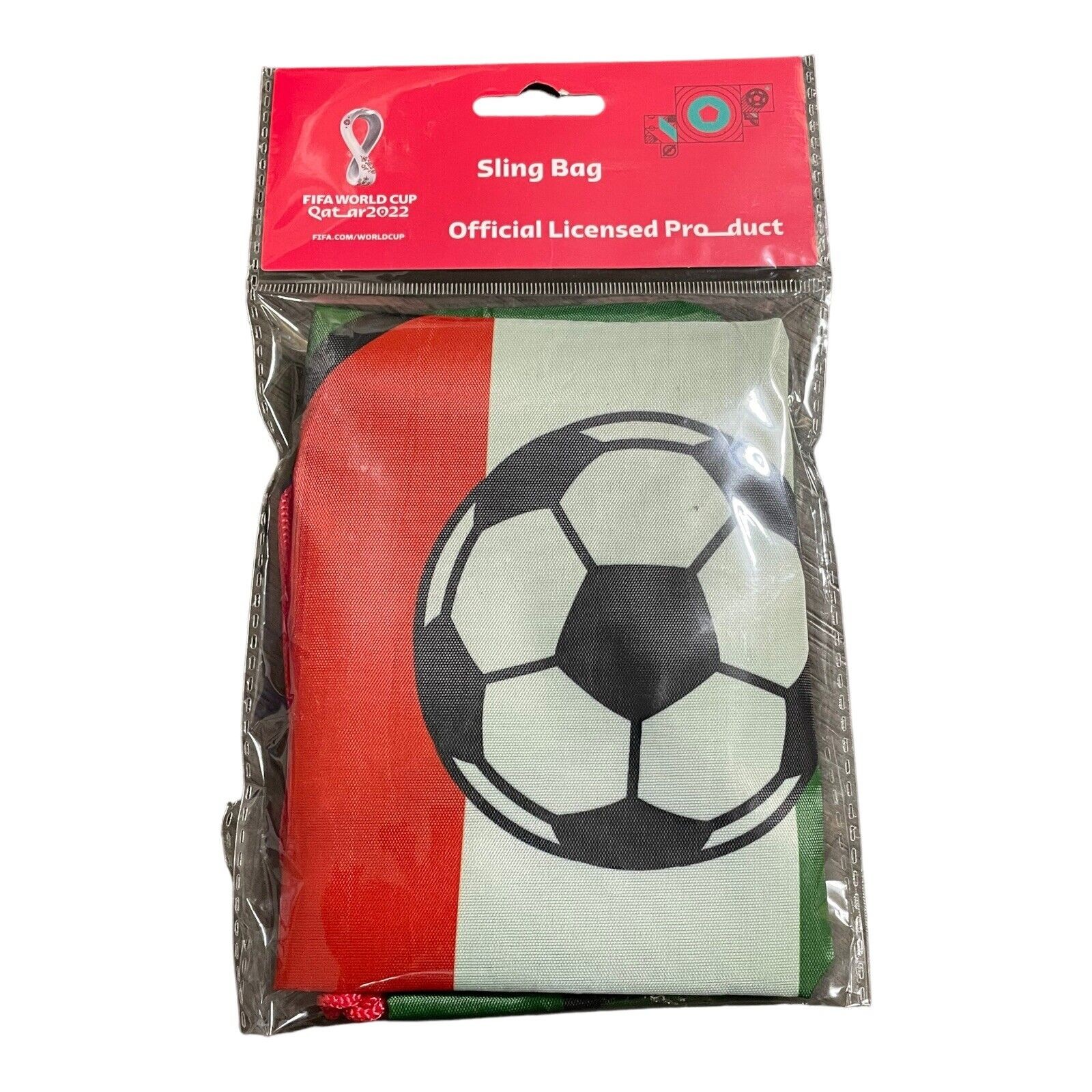 FIFA World Cup 2022 MEXICO Sling Bag 17″x13.5″ Soccer Drawstring Backpack