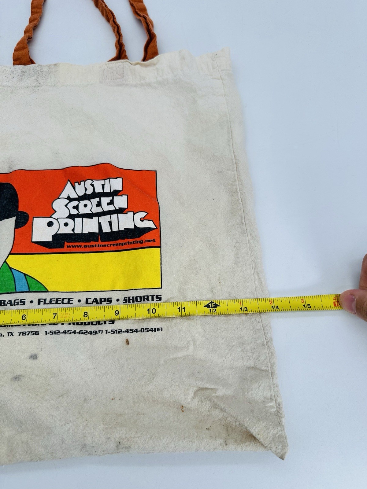 Vintage 90s Austin Texas Screen Printing The Clockwork Orange Movie Tote Bag