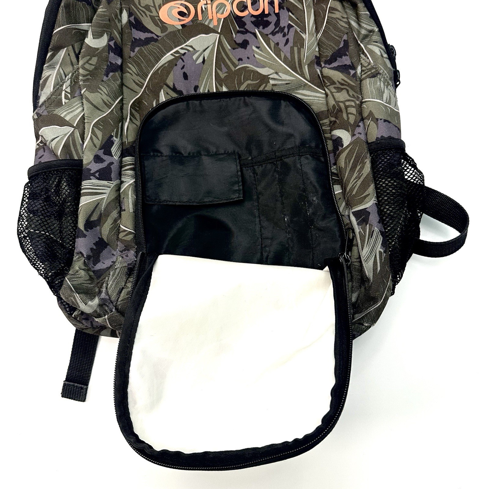 Rip Curl Backpack Camo Leaf Print Multicolor 17” Surf Skate Medium Bag