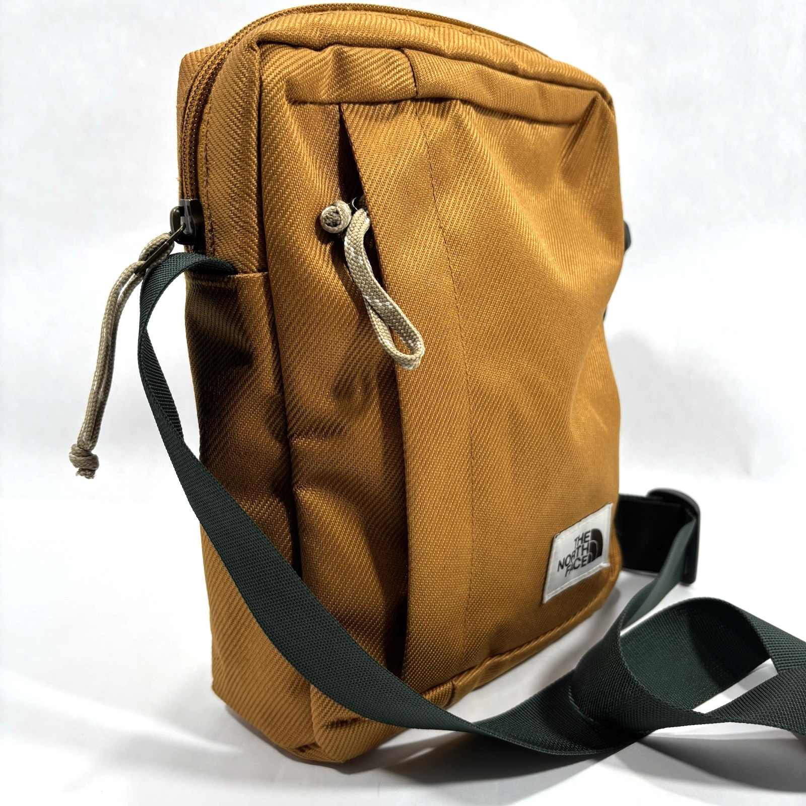 The North Face Crossbody Utility Brown Green Strap Bag Unisex