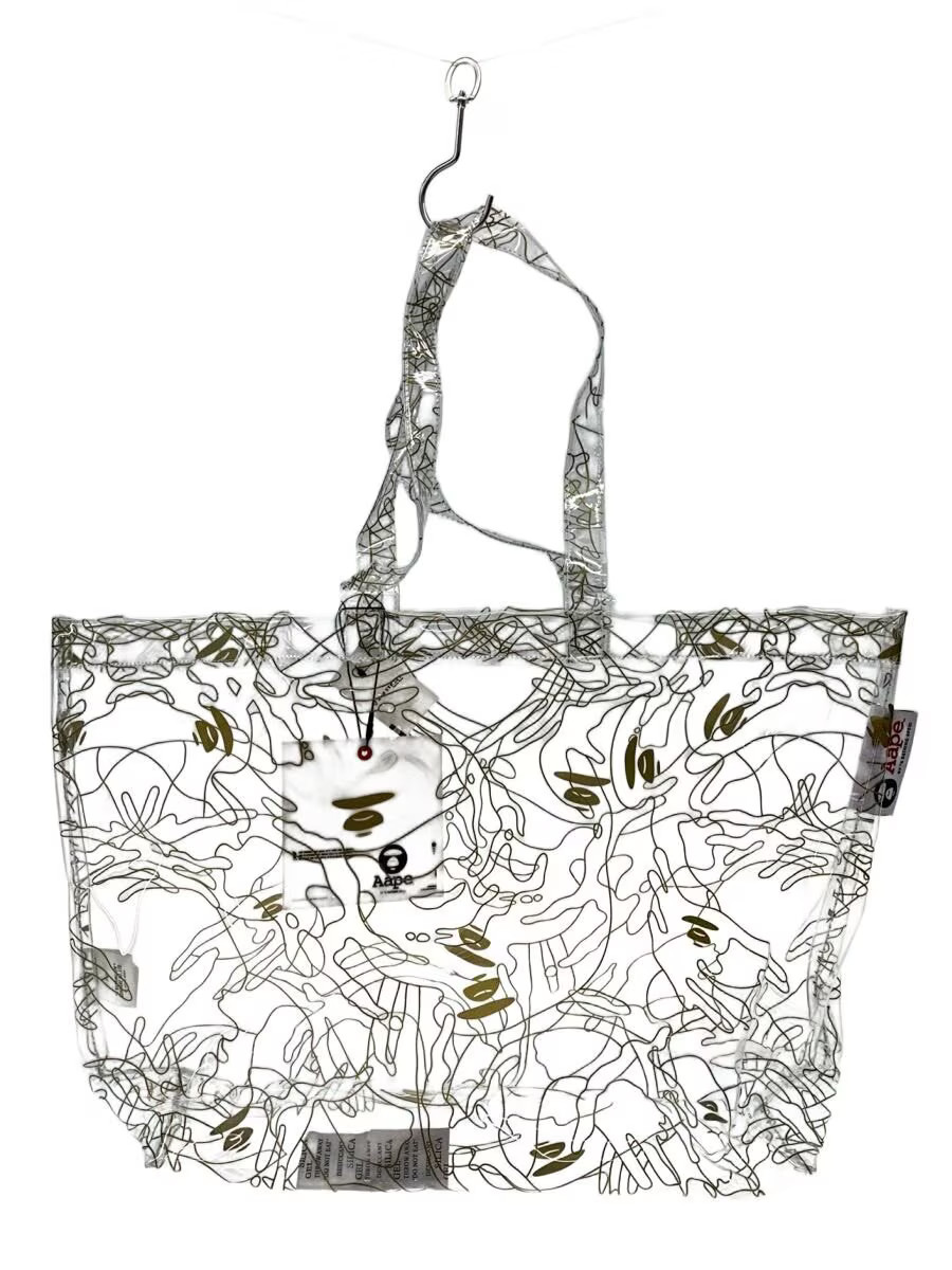 AAPE BY A BATHING APE PVC CLR All-Over Print Bag M4963XX
