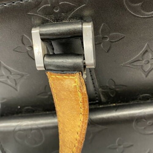 LOUIS VUITTON Monogram Matte Wilwood M55102 Black Tote Bag Used