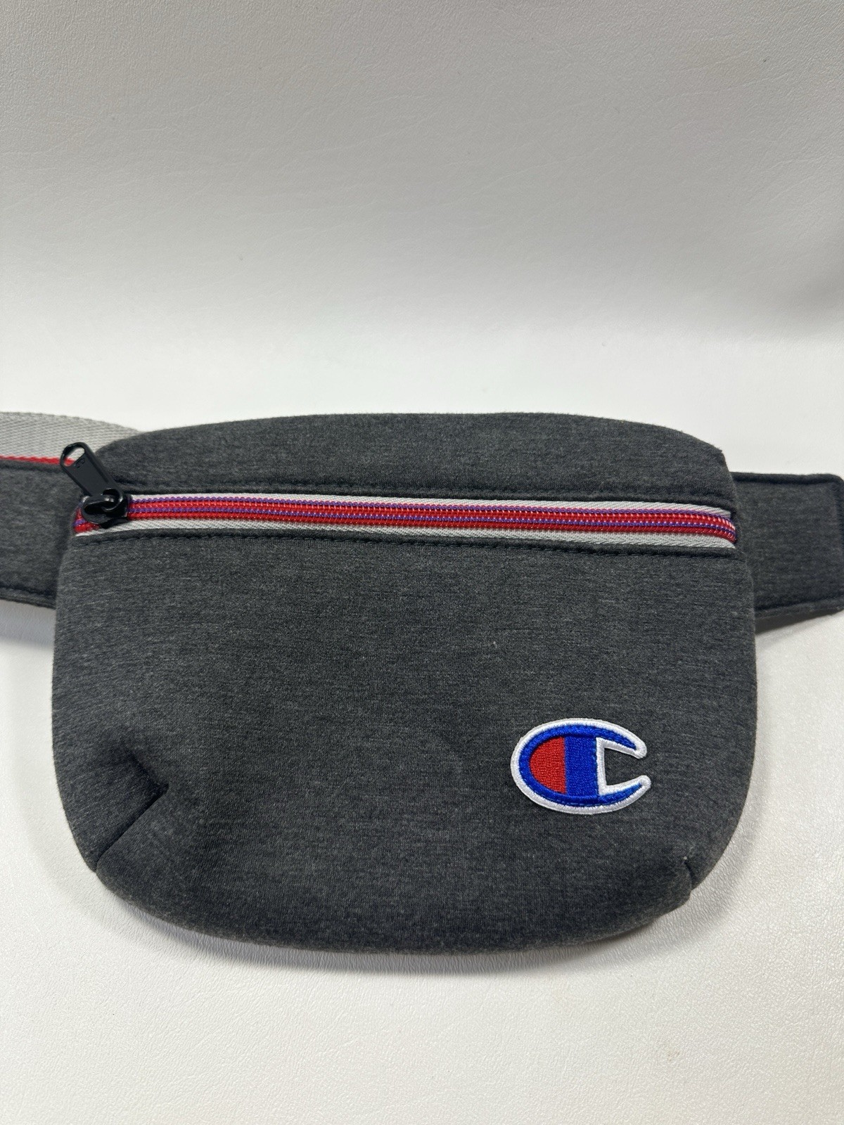 Champion Attribute Waist Bag Fanny Pack Attribute Gray Logo Shoulder Pouch