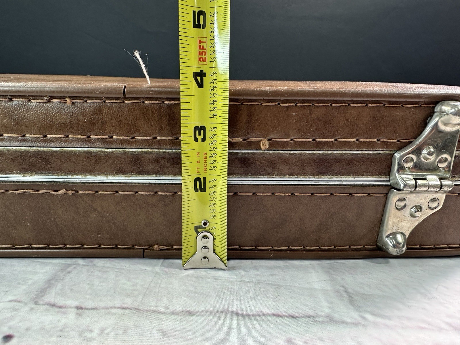 Vintage 1960’s Sears Featherlite Attache Briefcase w/ Band Backstage/Stickers