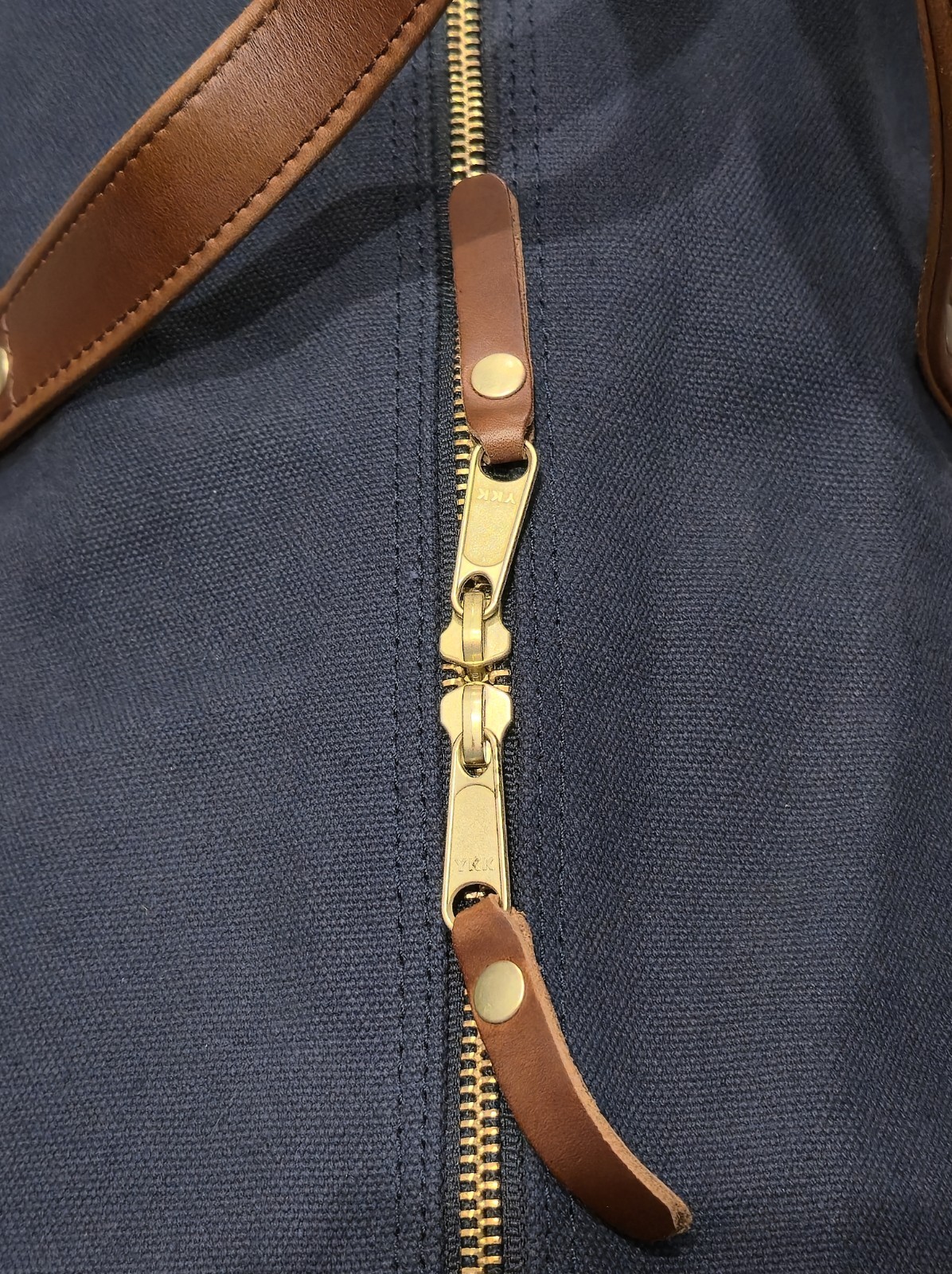 Peter Millar Crown Duffle Bag Blue Canvas Weekender Adventurer Travel 21x13x9