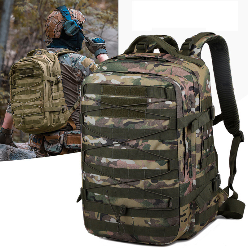 Men’s Tactical Military Backpack Durable Rucksack for Camping Hiking Outdoor