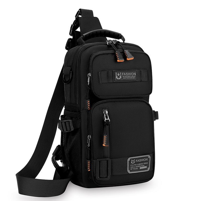 Men’s Oxford Chest Waist Pack Crossbody Bag Casual Fashion Handbag Male Travel