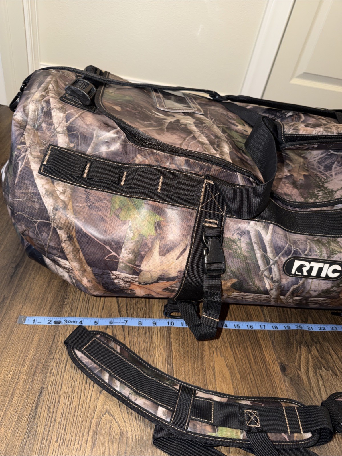 Retired RTIC Waterproof Duffle Bag 140L Kanati Camo Backpack Straps Heavy Duty