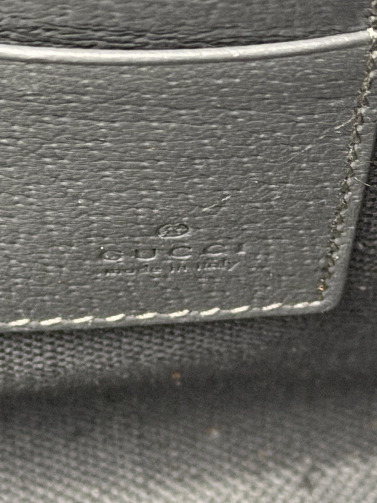 GUCCI GG Supreme Pouch With Wrist Strap