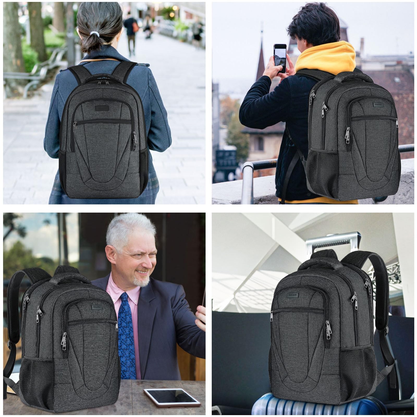 Travel Laptop Backpack, 17 Inch Extra Large School Backpacks for Teen Boys an
