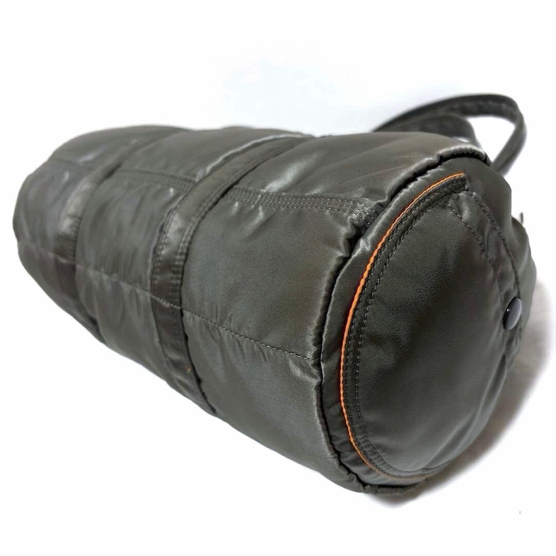 Porter Tanker Gray Mini Boston Duffel Bag L Yoshida Kaban Made in Japan