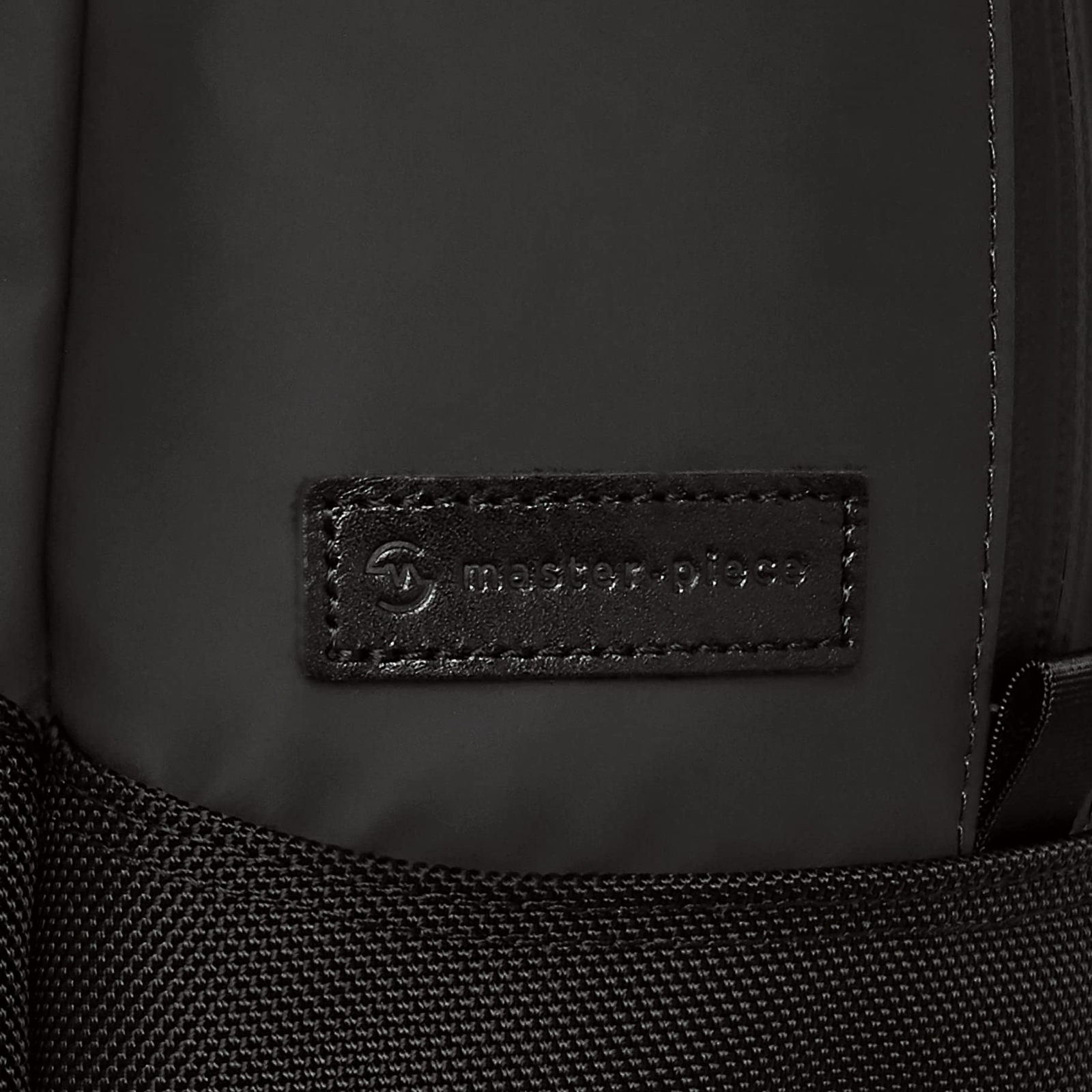 master-piece Men’s One Shoulder Bag Slick 02484-010 Zip Closure Eco-Polyurethane