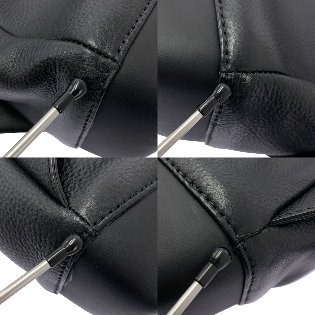 MOLESKINE MOLESKIN | Leather Square Backpack Black Men’s Used KLDR-0