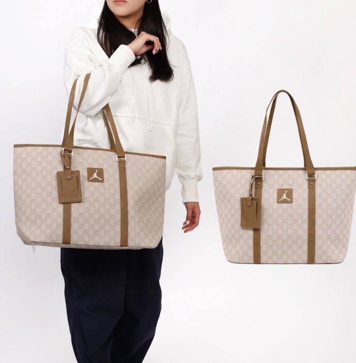 NWT- Jordan Monogram Tote Bag (32L) Coconut Milk $150+MSRP