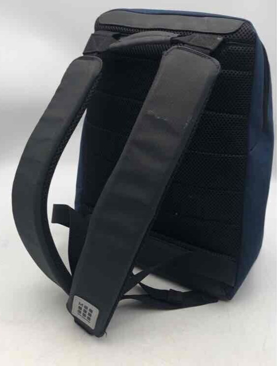 Moleskine Mens Blue Nomad Adjustable Strap Outer Pockets Laptop Backpack