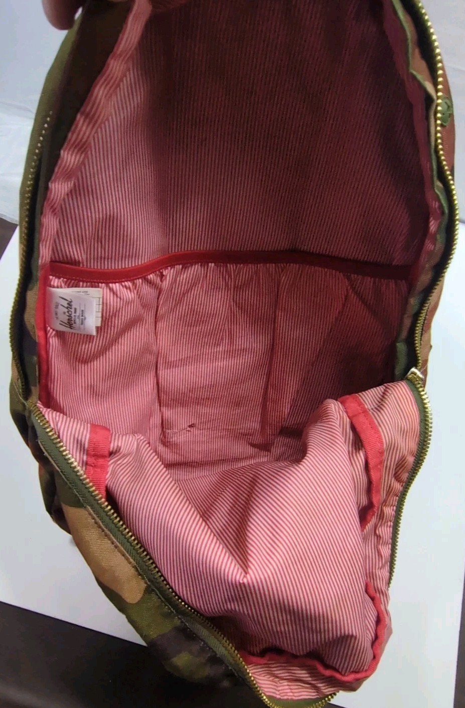 Herschel Backpack Classic X-Large Woodland Camo 30L Used