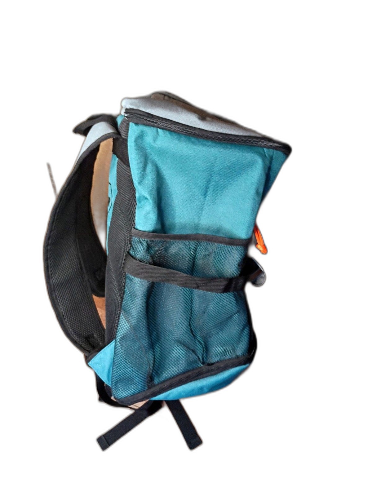 Mier 35L Teal Gray Basketball Backpack w/ Shoe & Ball Compartments