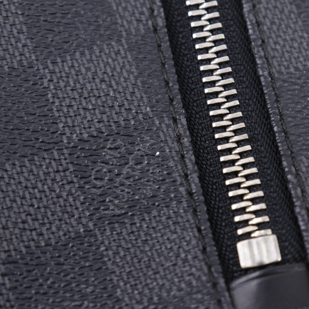 LOUIS VUITTON Mick MM Shoulder Bag N40004 black Damier Grafitto Canvas mens