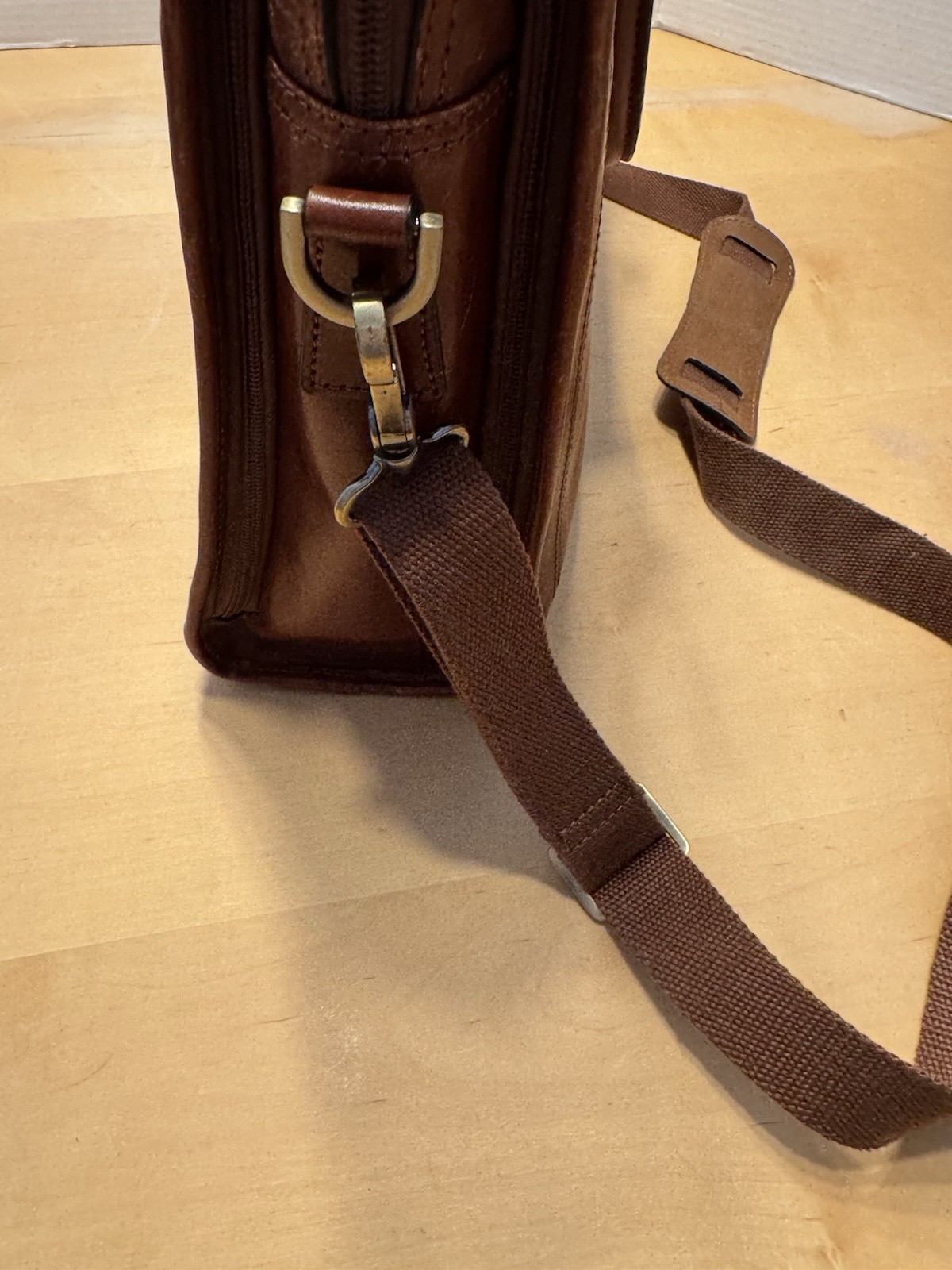 Banuce Full Grains Italian Leather Laptop Business Travel MessengerBag