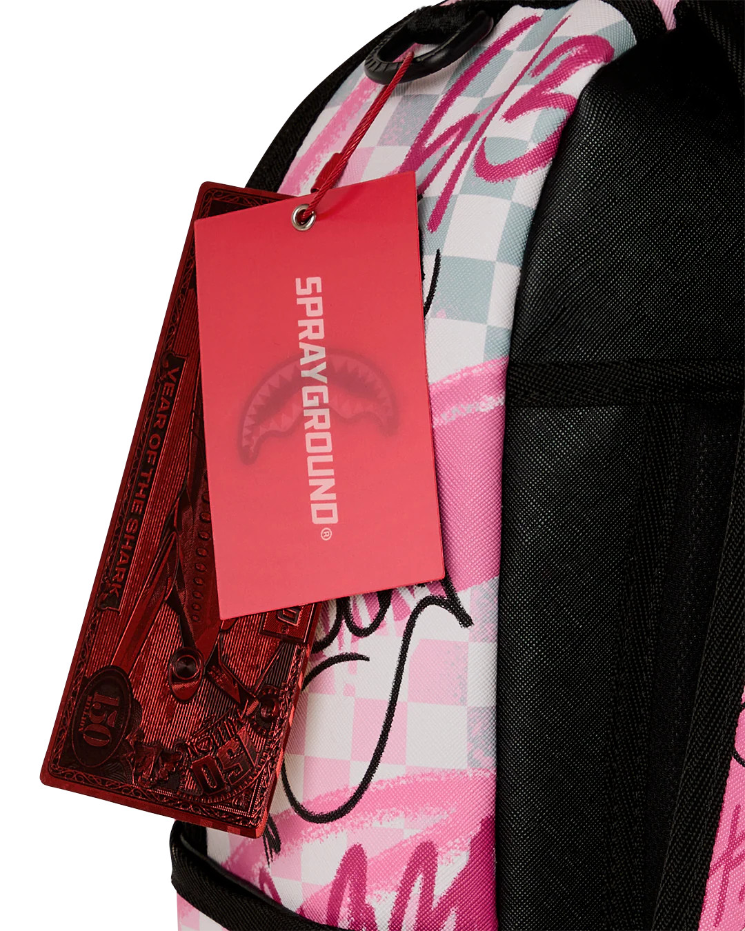 SPRAYGROUND – PINK SMOKE / BROKEN HEARTS CLUB BACKPACK – B8672
