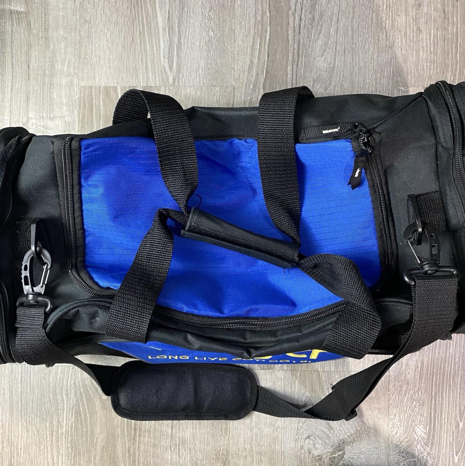 2011 Wrangler National Finals Rodeo Duffel Bag Blue Las Vegas Long Live Cowboys