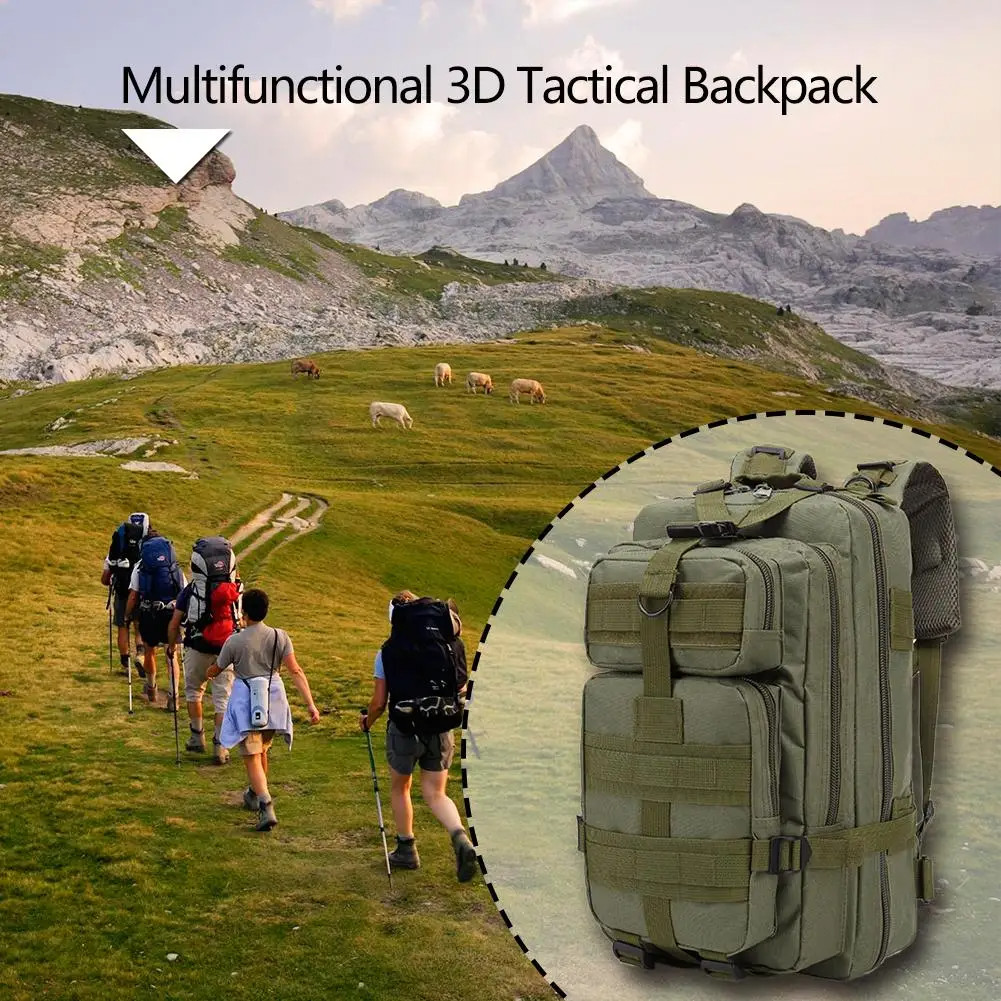 Military Camping Backpack Tactical Molle Travel Bags Outdoor Camping Hiking Men