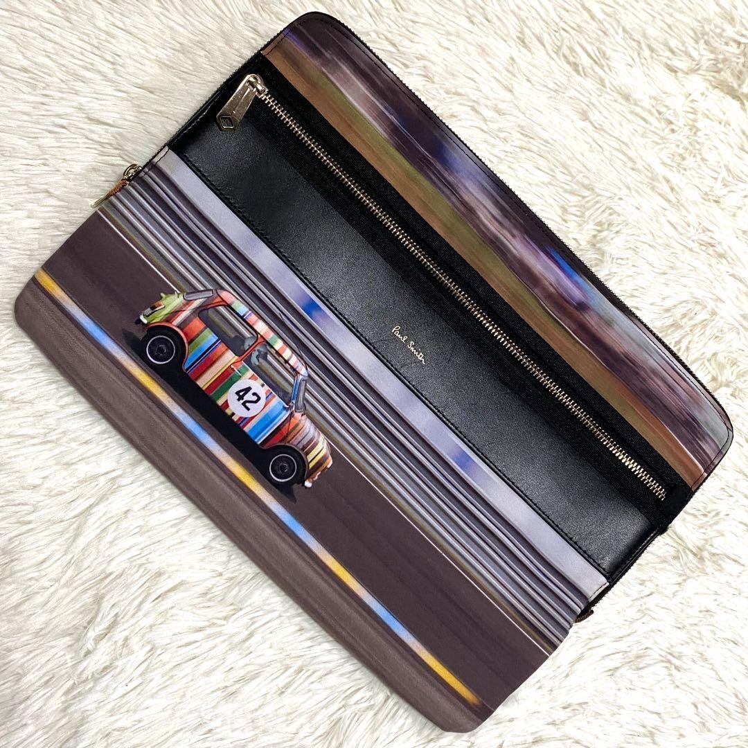 Brand new✨Paul Smith PC case clutch bag document case Mini Cooper
