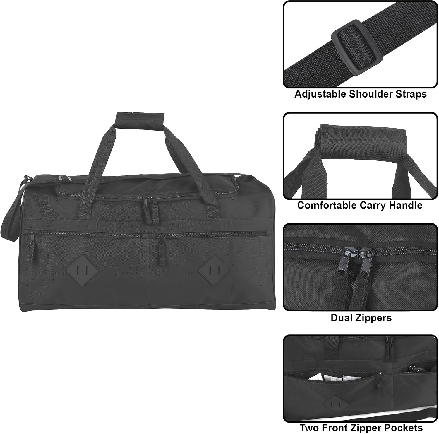 24 Inch 55 Liter Multi Pocket Duffle Bags for Men & Women for Traveling