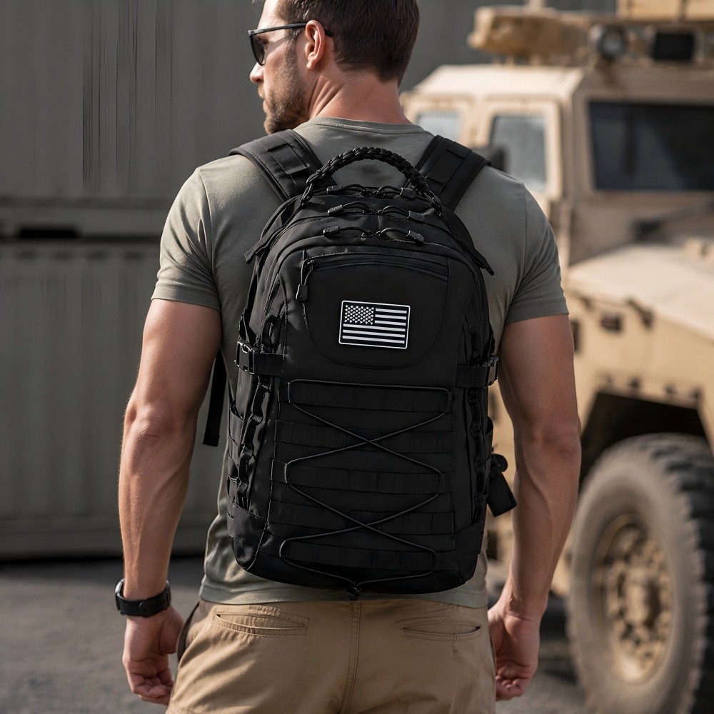 Waterproof Tactical Backpack 25L 15” Laptop EDC Business Travel Commuter Bag
