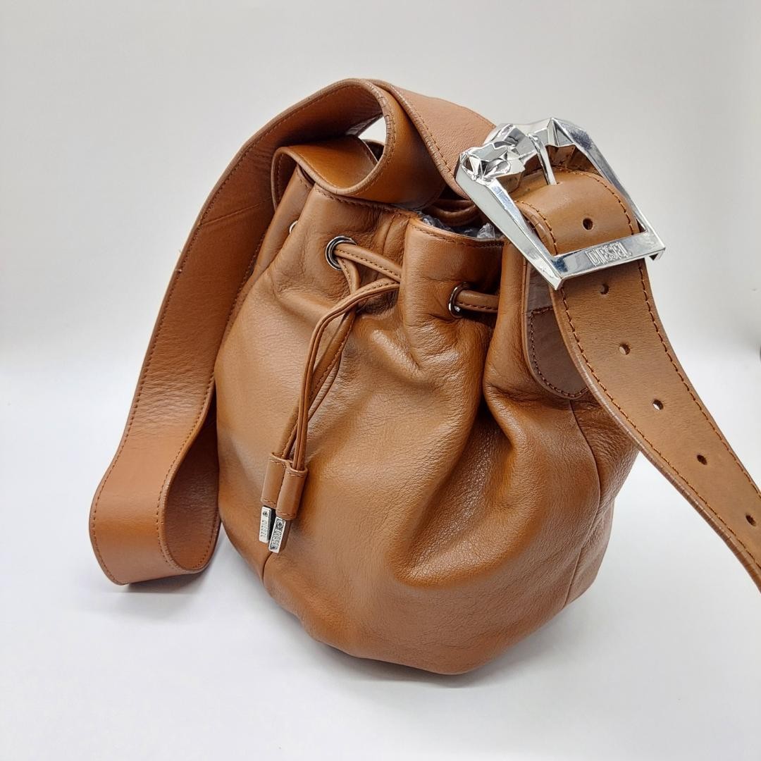 DIESEL Shoulder Bag Crossbody 24cm x 21cm Black Pre-owned