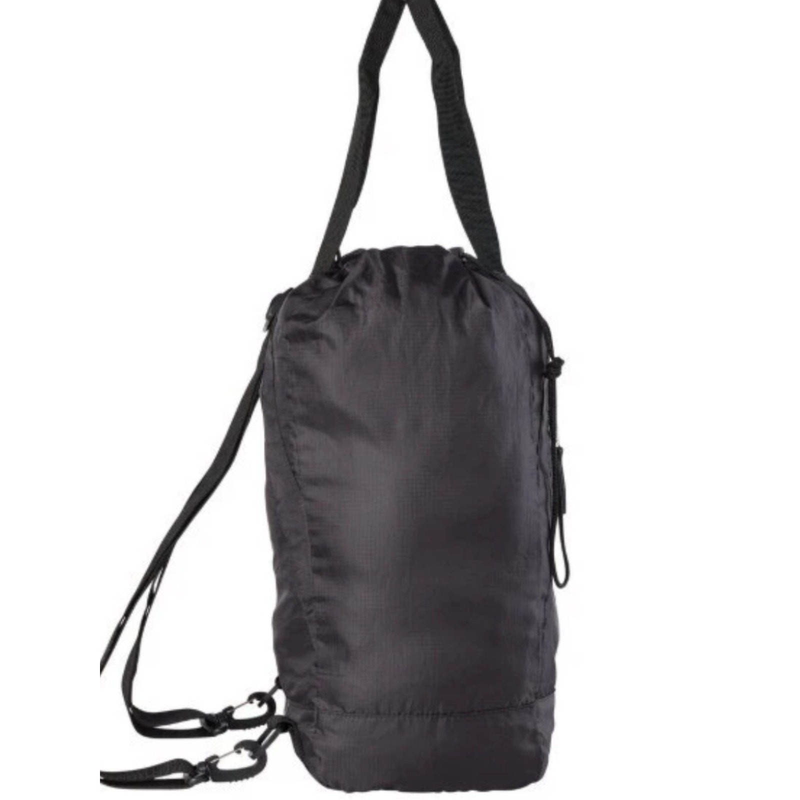DULUTH TRADING CO Tote Bag Backpack Black Runegade Lightweight Packable Black
