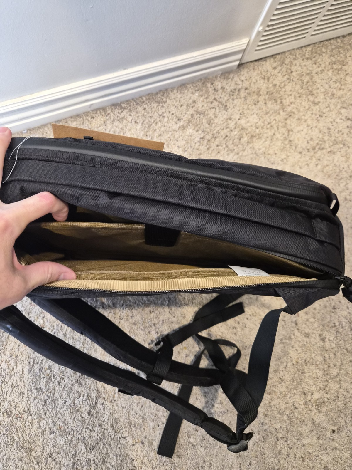 Evergoods CPL16 – Xpac Black. Waterproof, Perfect EDC/Office Backpack