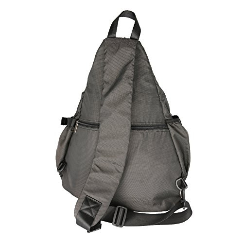 Large Sling Bag Laptop Backpack Cross Body Messenger Bag Shoulder A-black