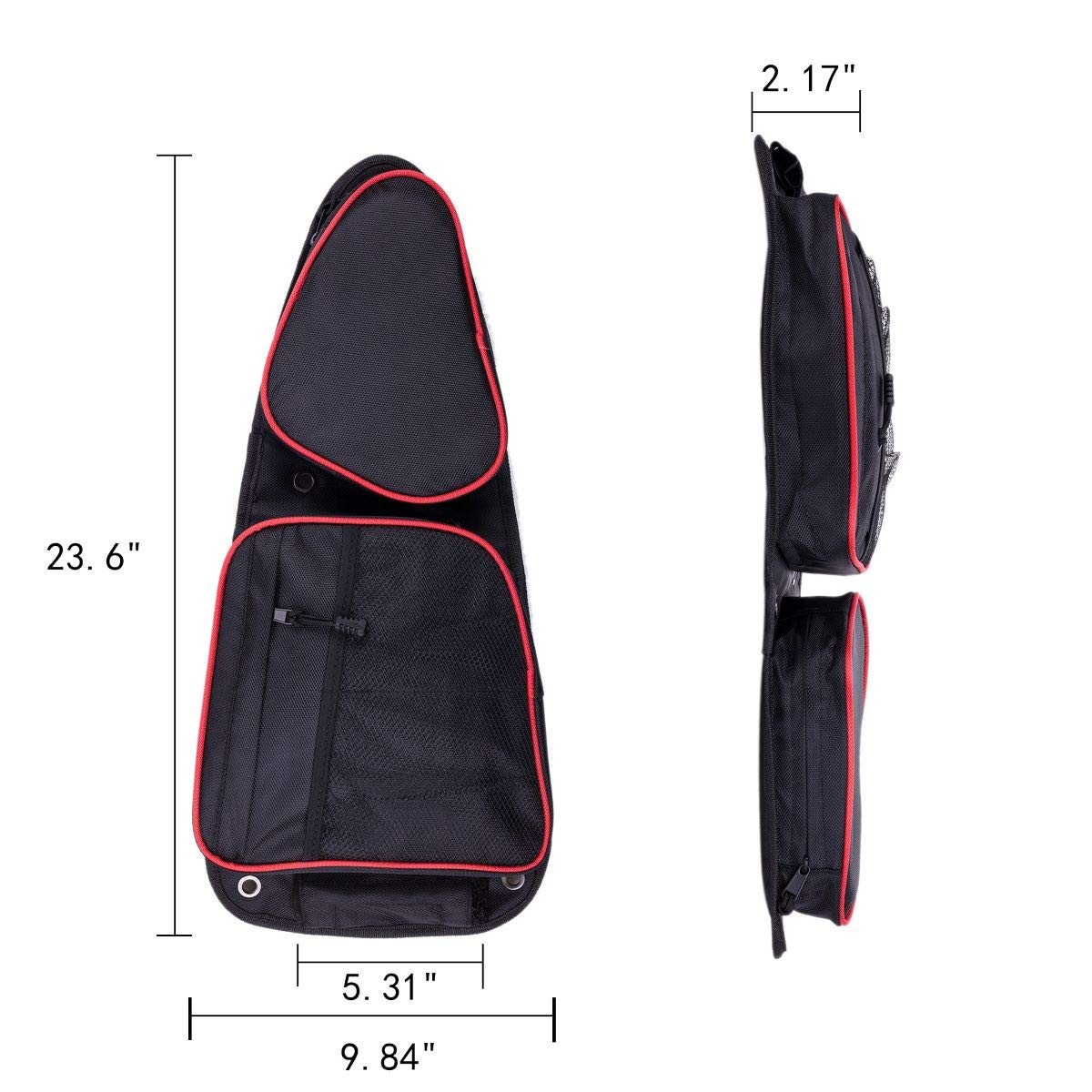 Side Door Bags for RZR with Removable Knee Pad, Front Door Side Storage Bag f…
