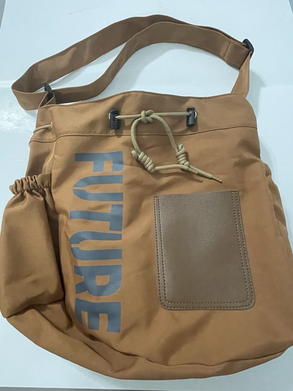 Brown FUTURE Unisex Polyester (PU Coating) Bag