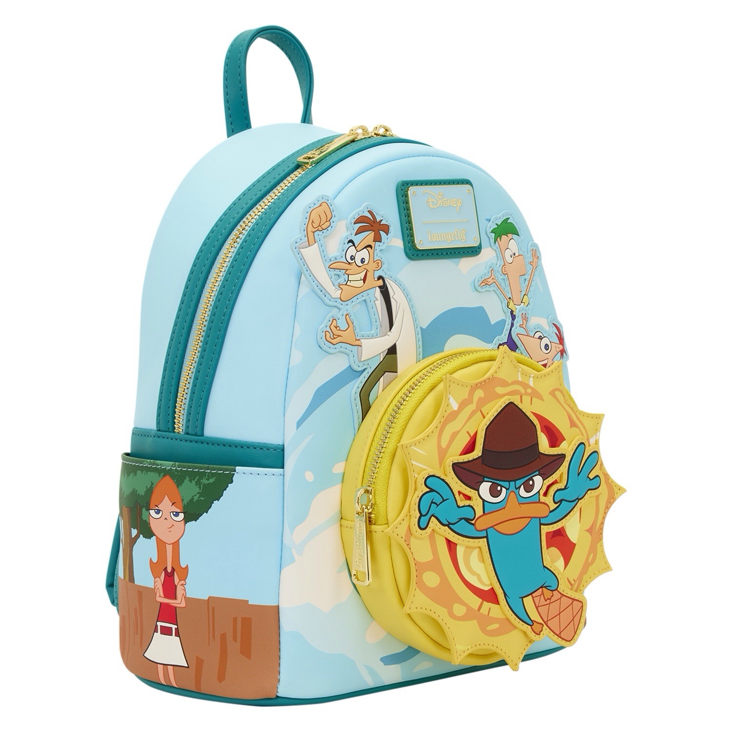 Loungefly Disney Phineas & Ferb Mini Backpack NWT
