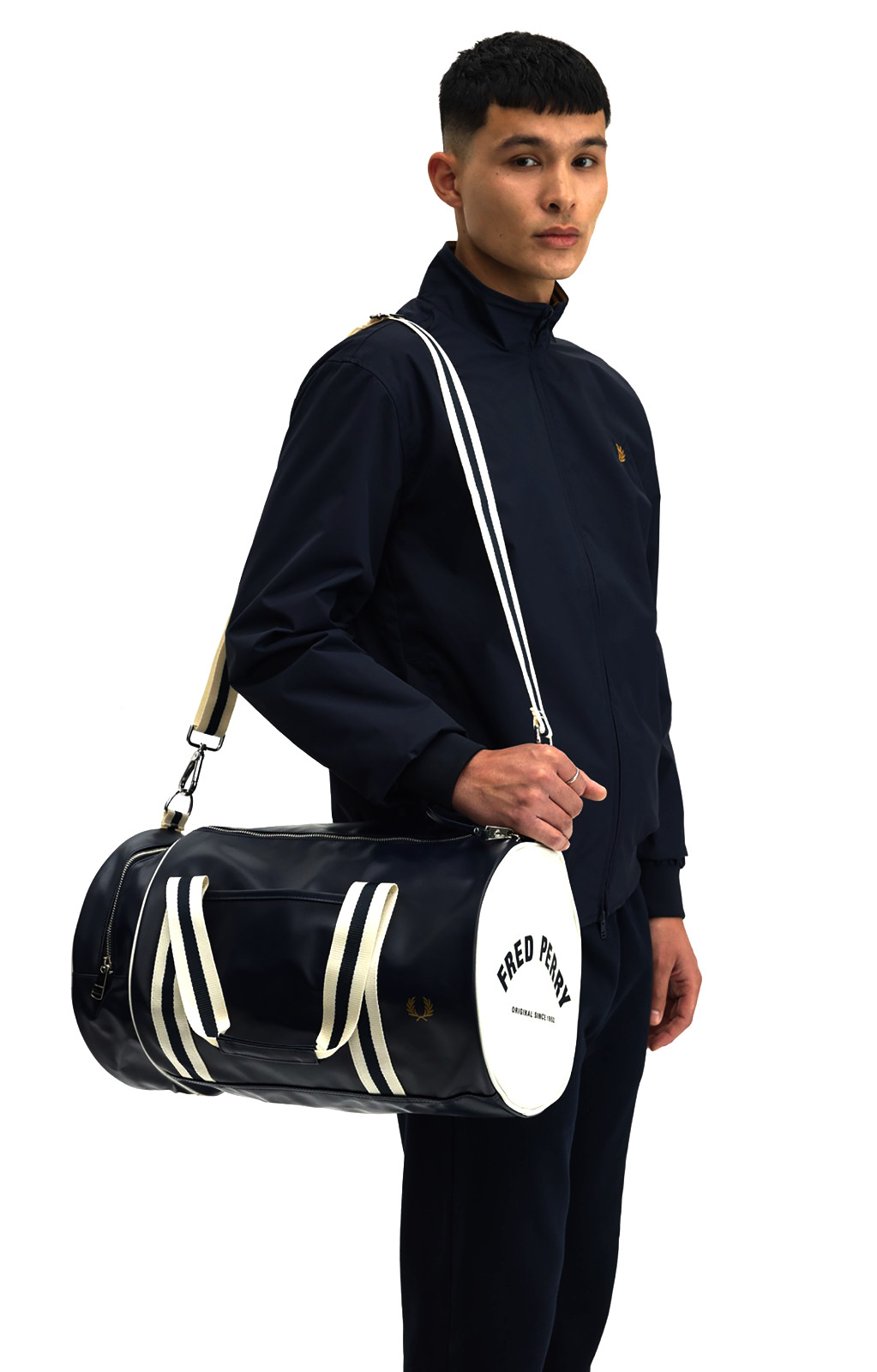 Fred Perry Barrel Bag Navy Blue