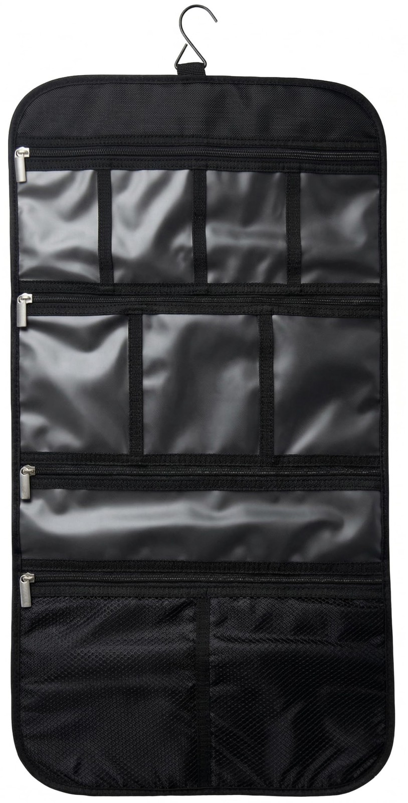 Freegrace Premium Hanging Toiletry Bag for Travel – Cosmetic, Large, Black