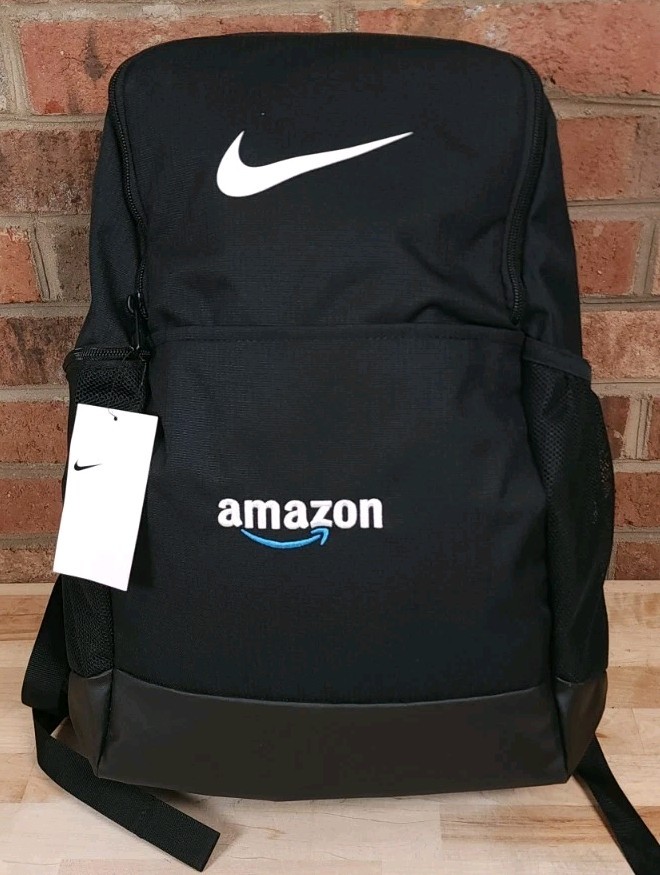 Nike Brasilia Training Backpack Travel Bag Amazon Black White NEW