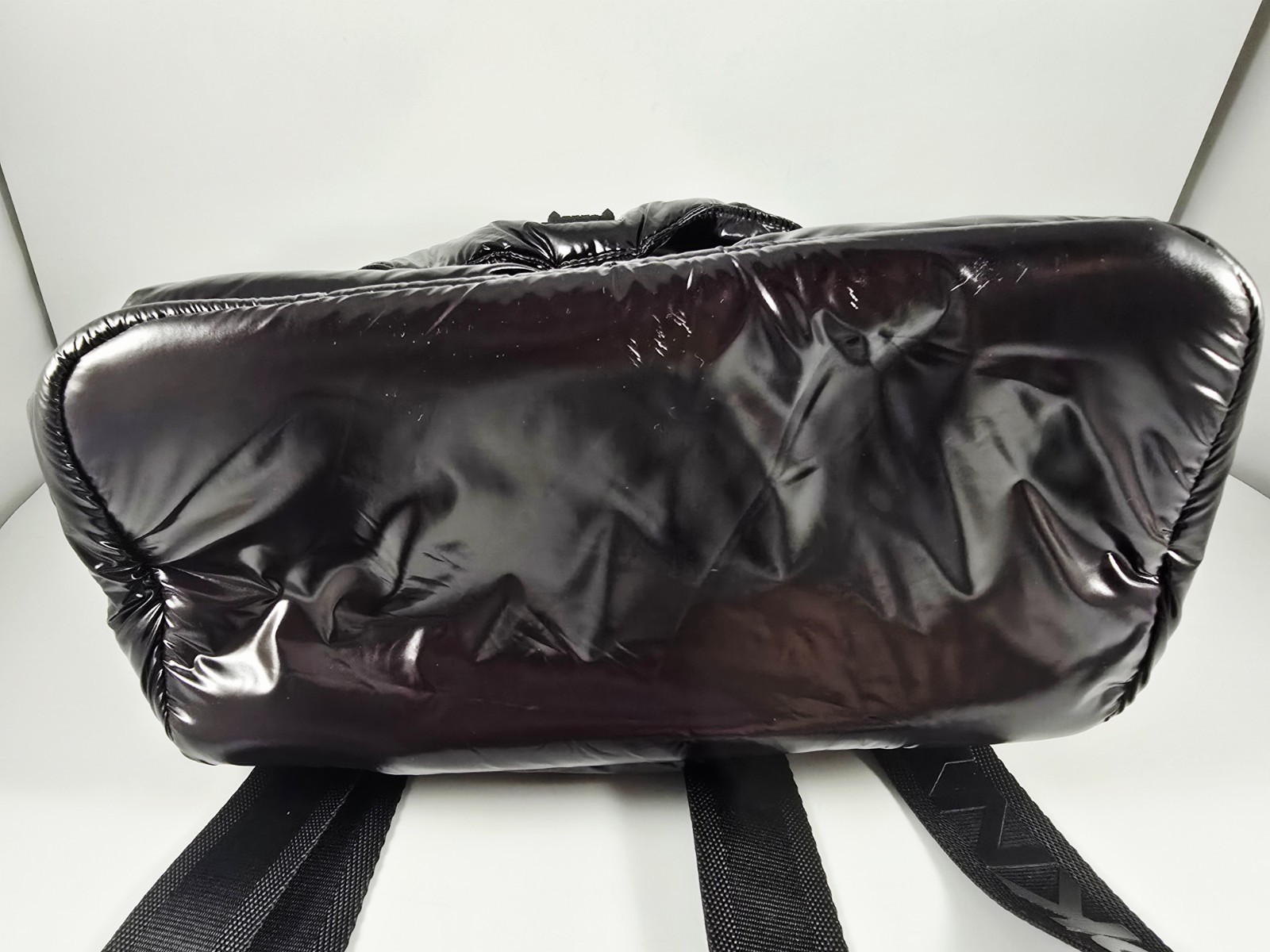 DKNY Avia Backpack in Puffy Black Nylon Adjustable Straps UNISEX