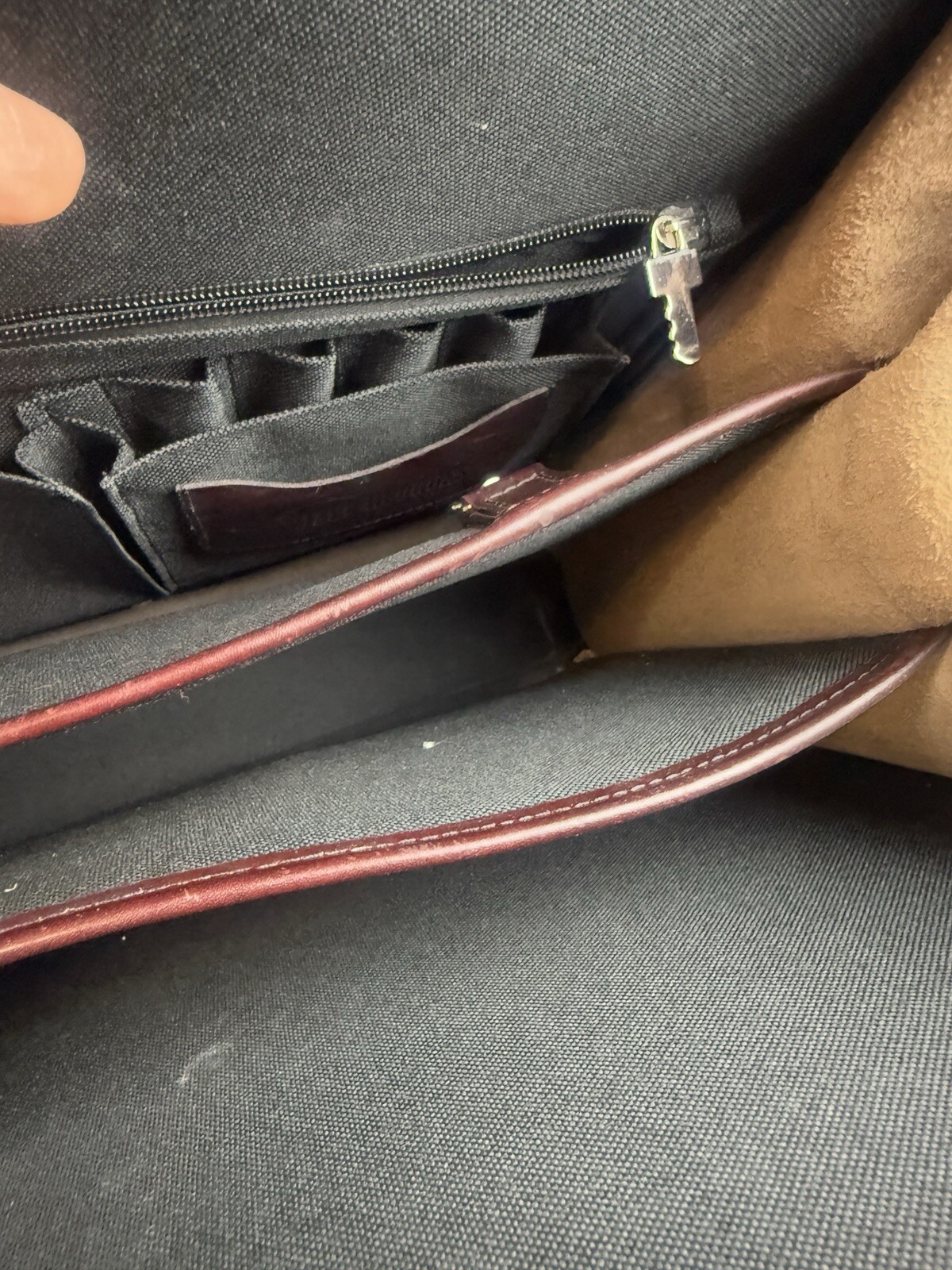 Jack Georges Elements Classic Leather Briefbag Briefcase Laptop Case With Lock