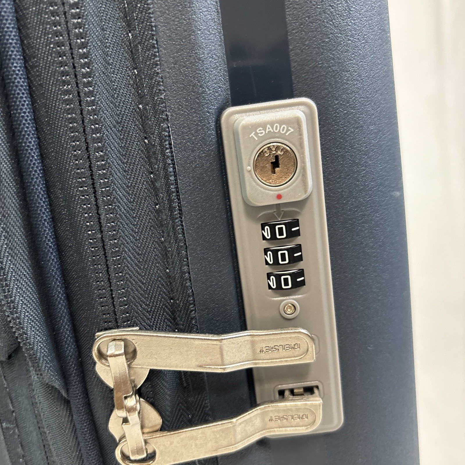 DELSEY Paris Clavel Hardside Expandable Luggage with Spinner Wheels Blue