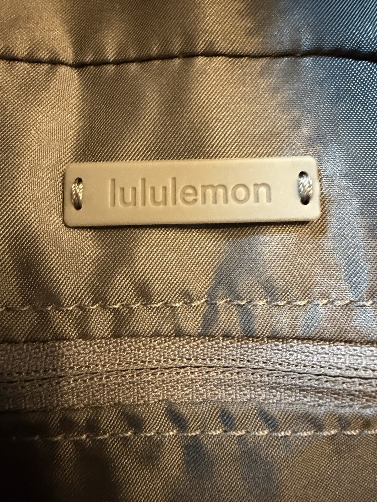 Lululemon Backpack Gray Lightweight Travel Gym School Bag Unisex