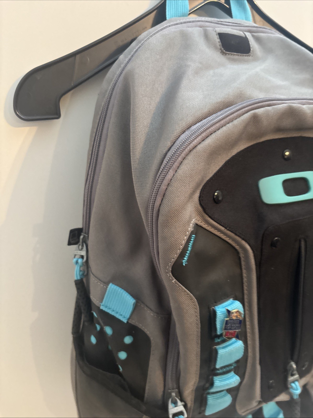 Oakley Echo Charlie Laptop School Hiking Backpack Blue Gray / Grey